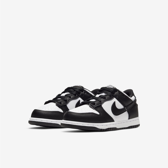 Nike Other - Nike Kids Black and White Dunk Low-Top Sneakers 9c